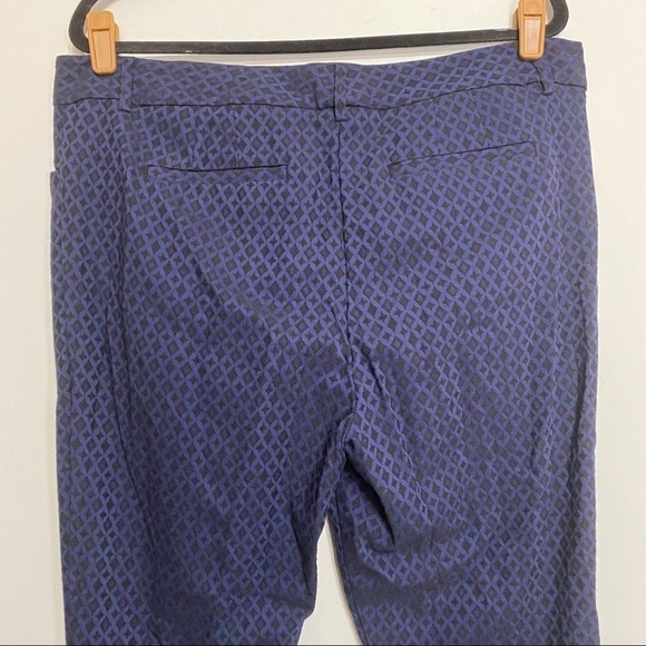 Mario Serrani Blue & Black Career wear pants - Picture 8 of 10